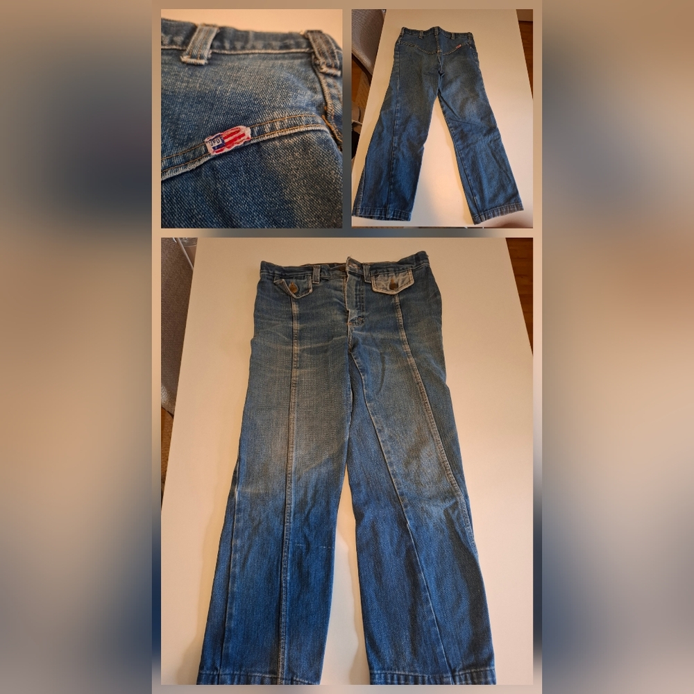 Women's Vintage Straight Leg Jeans - Blue